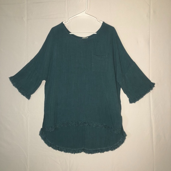 Umgee Tops - Umgee Ruffles Tunic Size S (G)